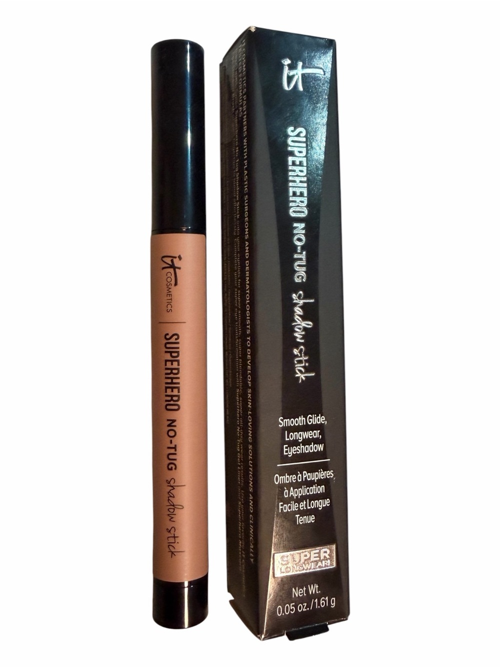 IT Cosmetics Superhero No-Tug Shadow Stick Bare & Brave NIB